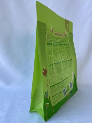 BRC Box Bottom Pouch Плоская нижняя упаковочная сумка с прозрачным окном
