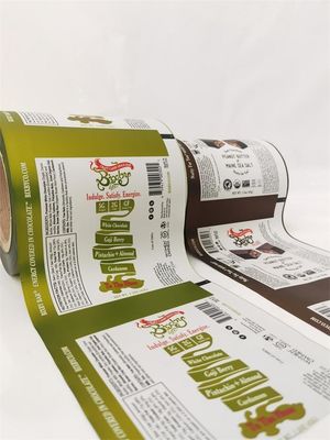 Напечатанная пластиковой фольгой ламинированная упаковка для пищевых продуктов Rolls Film для закуски