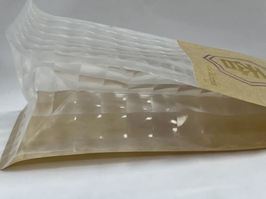 Tin Tie Doypack Stand Up Pouch Clear Printed Paper Pouch для хлеба