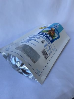 Металлизированная сумка еды окна Крафт бумаги ясности мешков еды стоя