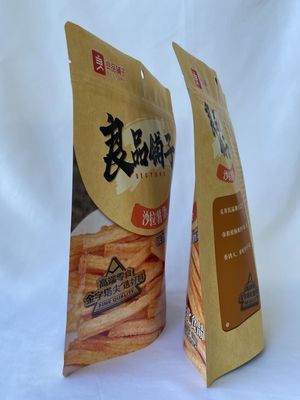 OEM Stand Up Packaging Pouchs Пластиковые пакеты Kraft Resealable Bags