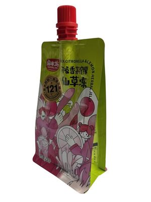 258g напечатало мешок сока стерилизации мешка Spout реторты плоский нижний упаковывая