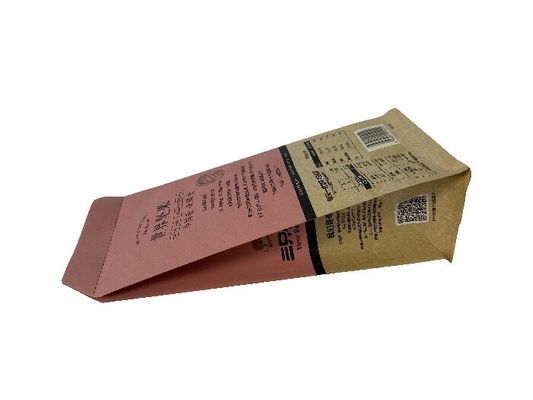 Бумажные пакеты с плоским дном для упаковки продуктов питания с индивидуальными цветами для орехов