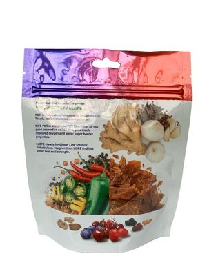 Barrier Mylar Stand Up Zipper bag Custom Printed Food Digital Printing (Барьер Майлар Стоять вверх Zipper bag на заказ Пищевая цифровая печать