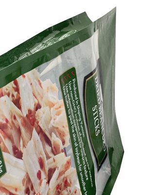 Настраиваемый боковой кусочек закуски пищевая упаковка мешок с молнии и окна