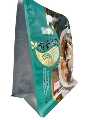 Пищевой класса плоский нижний мешок с молниеносной решеткой Custom Printed PET / VMPET / PE