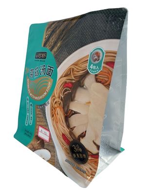 Пищевой класса плоский нижний мешок с молниеносной решеткой Custom Printed PET / VMPET / PE